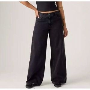 Levi's Black Wide Leg Jeans